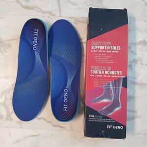 Fit Geno Heavy Duty Support Insoles Small with Memory Foam for Men or Women